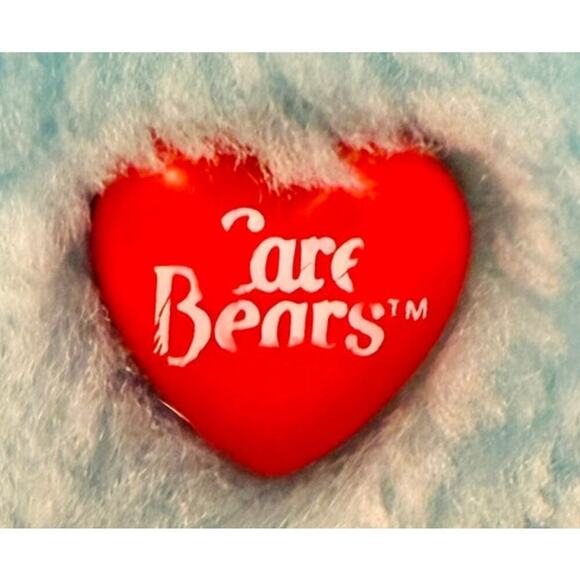 Care Bears Collectible 2019 Cheer Bear Plush Blue Rainbow 12” Stuffed Animal - Picture 3 of 4